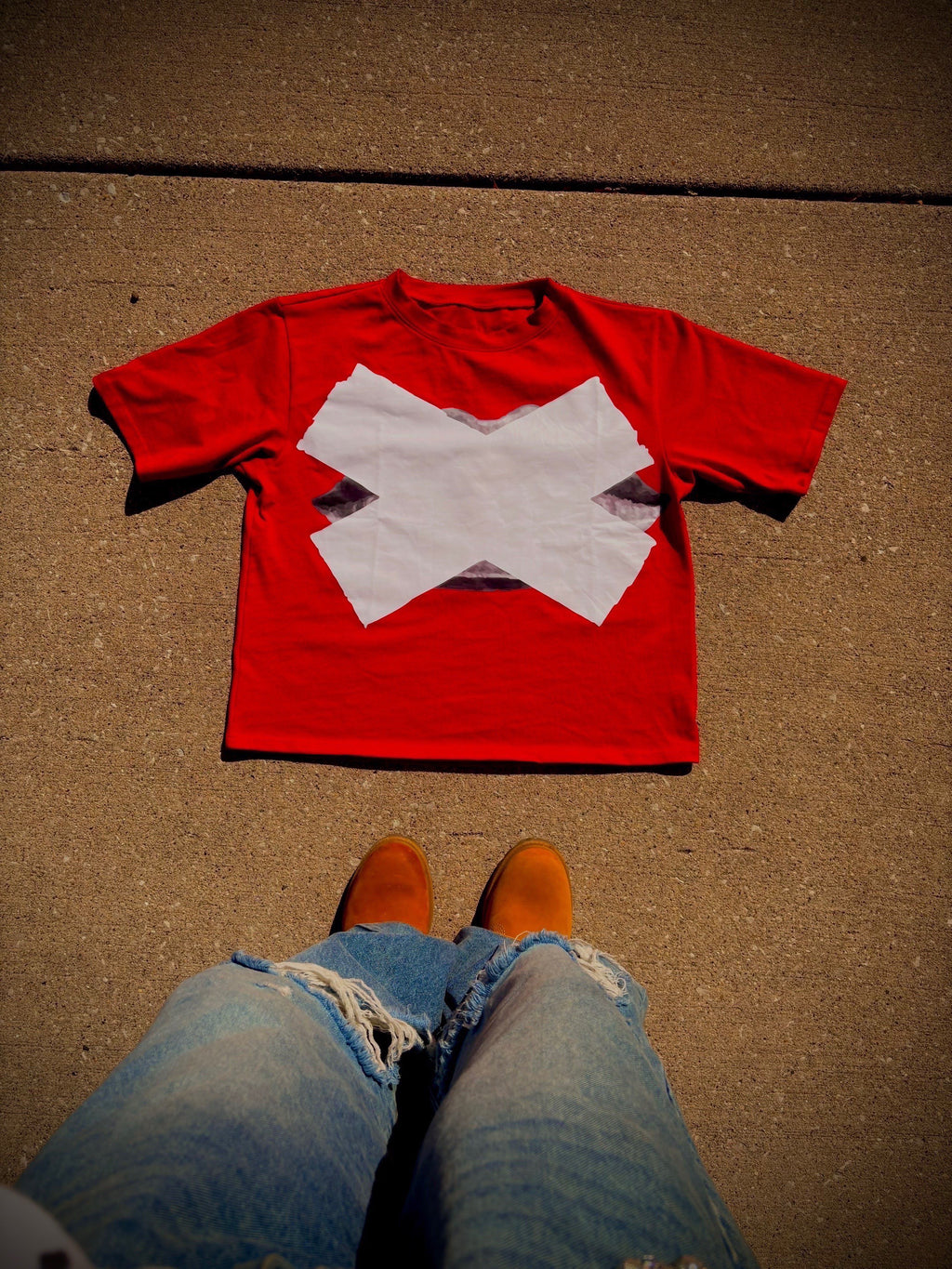 Talk Is Cheap® Statement Tee Red